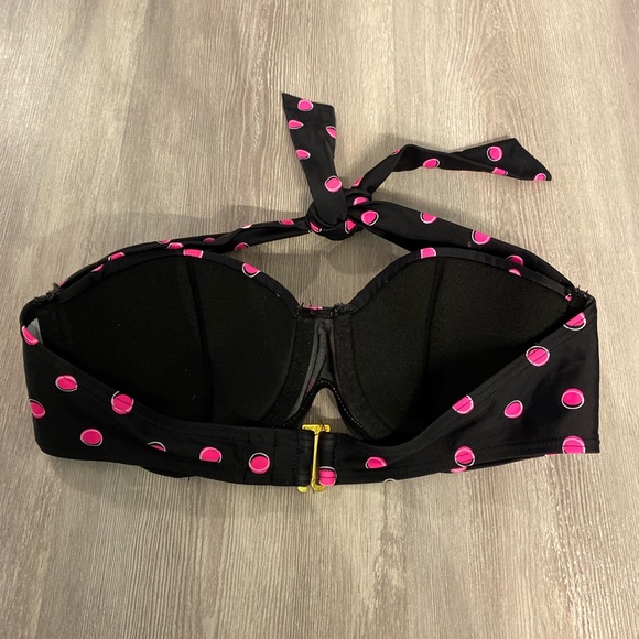 Smart & sexy swim polka dot bikini top 36b - Picture 2 of 3